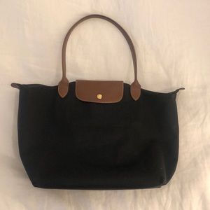 Longchamp Large Le Pliage Tote Black